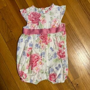 Janie and Jack butterfly dream romper 12-18M **rare**